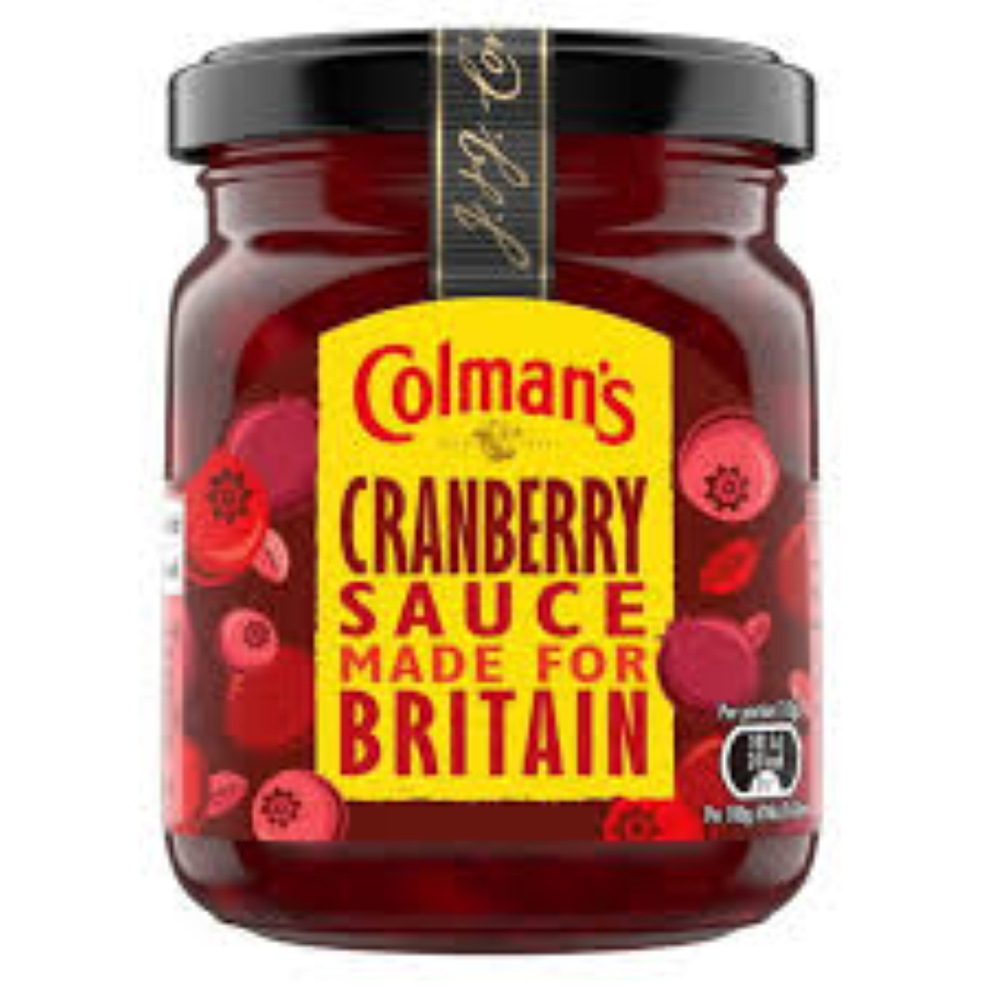 COLMANS CRANBERRY SAUCE 165GM